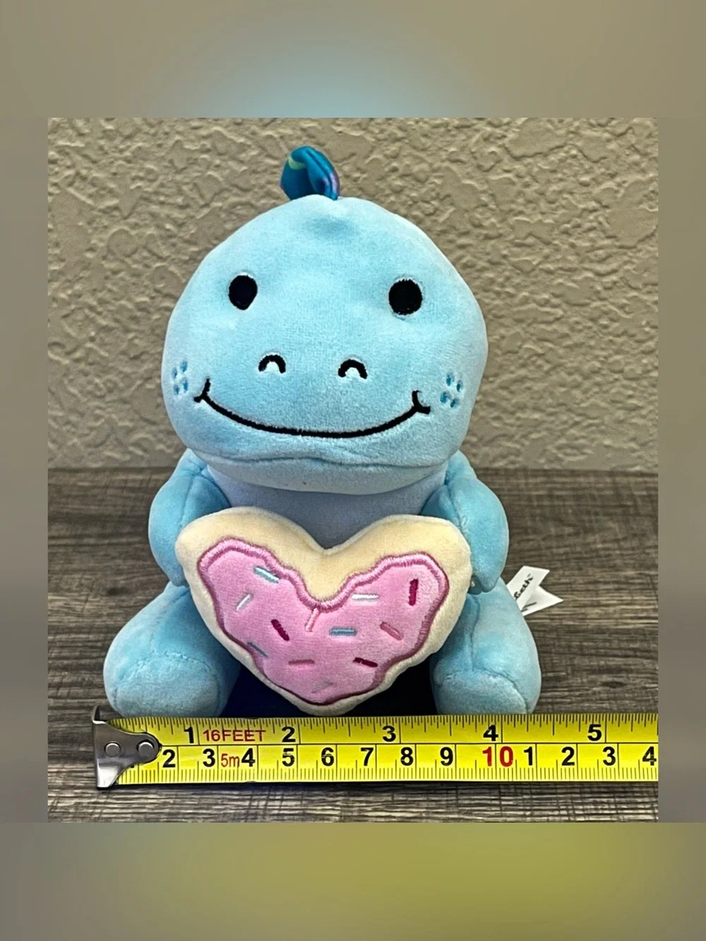 Moriah Elizabeth Small Plush “Derp Dinosaur” Heart Donut Plush Small Toy